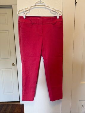 LOFT Coral Pink Tailored Pants